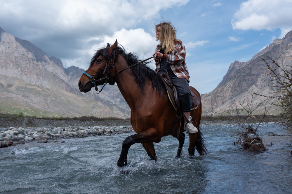 Фото: Конный тур в горах Северной Осетии