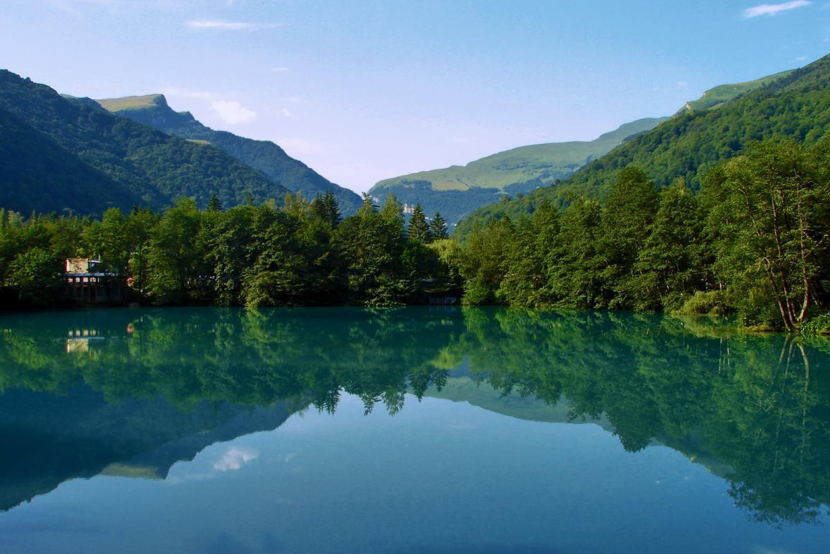 Фото: Голубые озера (Кабардино-Балкария)